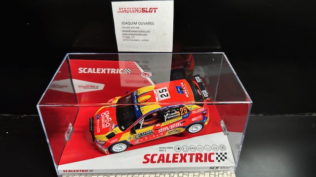 Scalextric U10566S300 Skoda Fabia WRC2 Pepe Lopez